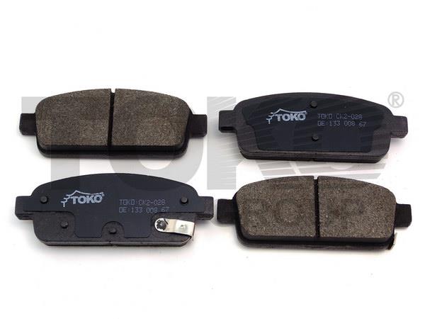 Toko T2201028 Rear disc brake pads, set T2201028: Buy near me in Poland at 2407.PL - Good price!