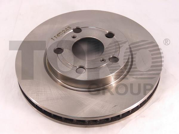 Toko T2315100 Front brake disc ventilated T2315100: Buy near me in Poland at 2407.PL - Good price!