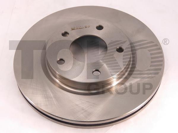 Toko T2314113 Front brake disc ventilated T2314113: Buy near me in Poland at 2407.PL - Good price!