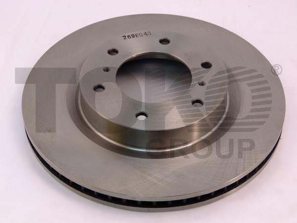 Toko T2313072 Front brake disc ventilated T2313072: Buy near me in Poland at 2407.PL - Good price!