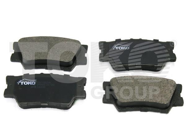 Toko T2215034L Тормозные колодки дисковые задние, комплект T2215034L: Отличная цена - Купить в Польше на 2407.PL!