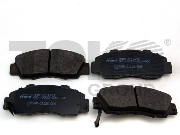 Toko T2111032 Front disc brake pads, set T2111032: Buy near me at 2407.PL in Poland at an Affordable price!