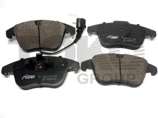 Toko T2152076 Front disc brake pads, set T2152076: Buy near me in Poland at 2407.PL - Good price!