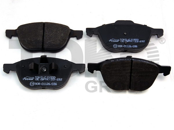 Toko T2112055 Front disc brake pads, set T2112055: Buy near me at 2407.PL in Poland at an Affordable price!