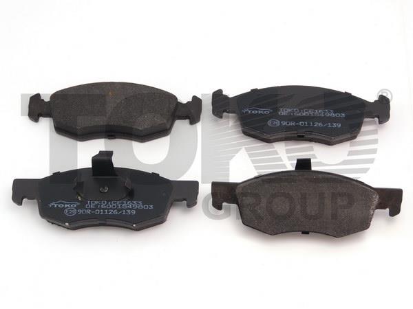 Toko T2146033 Front disc brake pads, set T2146033: Buy near me at 2407.PL in Poland at an Affordable price!
