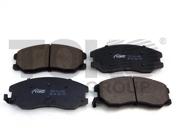 Toko T2101020 Front disc brake pads, set T2101020: Buy near me at 2407.PL in Poland at an Affordable price!
