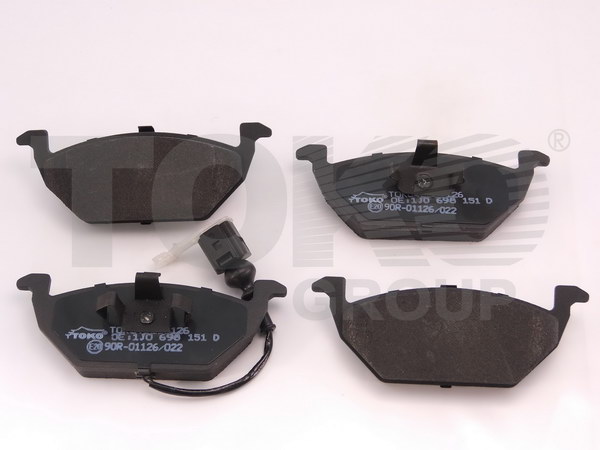 Toko T2132026 Front disc brake pads, set T2132026: Buy near me in Poland at 2407.PL - Good price!