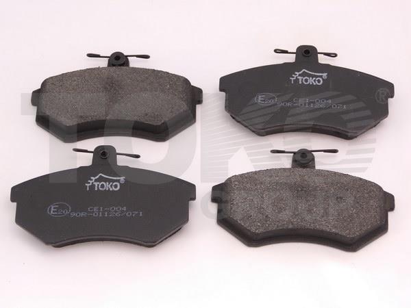 Toko T2152004W Front disc brake pads, set T2152004W: Buy near me in Poland at 2407.PL - Good price!