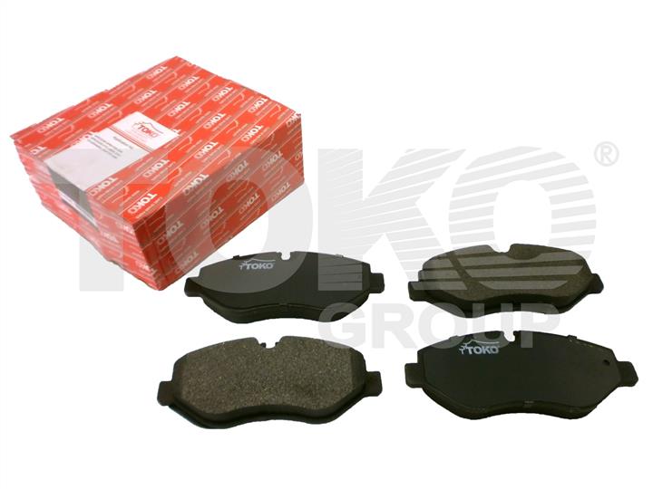 Toko T2142046L Front disc brake pads, set T2142046L: Buy near me in Poland at 2407.PL - Good price!