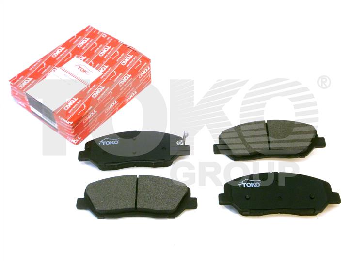 Toko T2103021L Front disc brake pads, set T2103021L: Buy near me in Poland at 2407.PL - Good price!