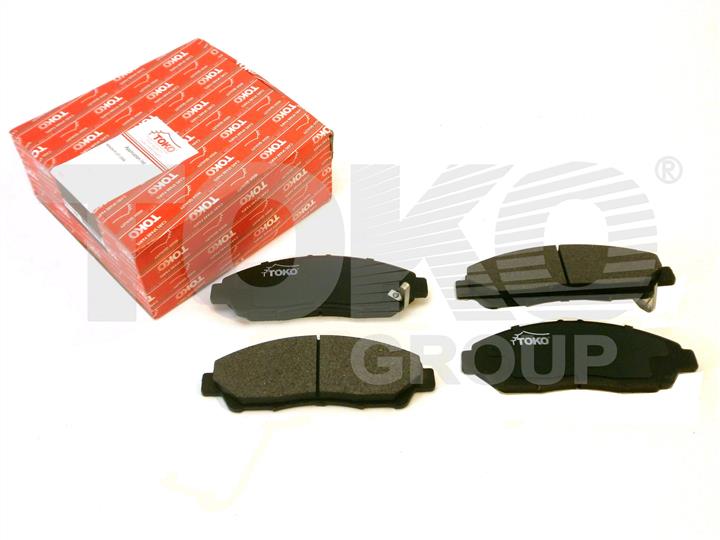 Toko T2111068L Front disc brake pads, set T2111068L: Buy near me in Poland at 2407.PL - Good price!