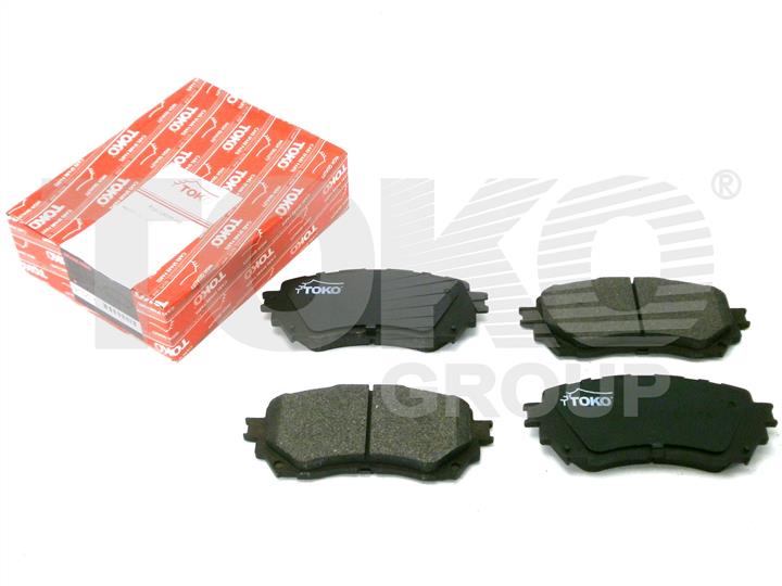 Toko T2112074L Front disc brake pads, set T2112074L: Buy near me in Poland at 2407.PL - Good price!