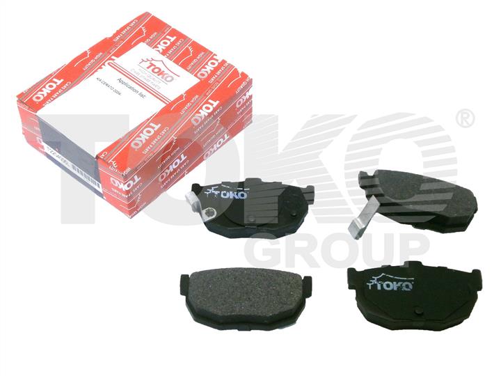 Toko T2204006L Rear disc brake pads, set T2204006L: Buy near me at 2407.PL in Poland at an Affordable price!