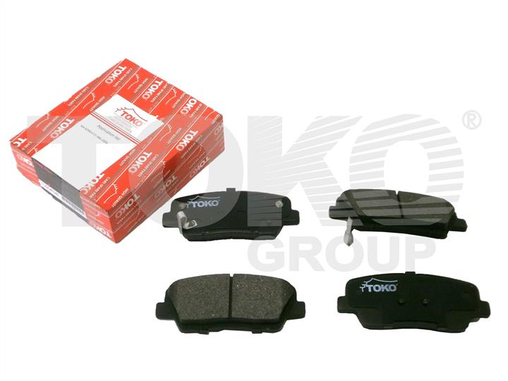 Toko T2204028L Rear disc brake pads, set T2204028L: Buy near me in Poland at 2407.PL - Good price!