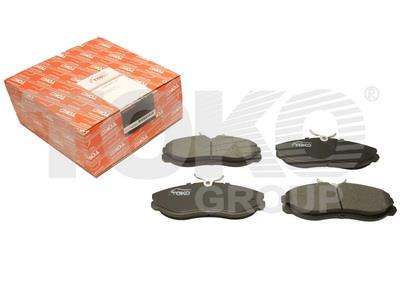 Toko T2114056L Front disc brake pads, set T2114056L: Buy near me in Poland at 2407.PL - Good price!
