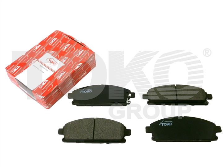 Toko T2114076L Front disc brake pads, set T2114076L: Buy near me in Poland at 2407.PL - Good price!
