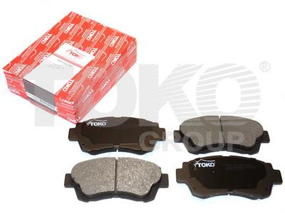 Toko T2115060L Front disc brake pads, set T2115060L: Buy near me in Poland at 2407.PL - Good price!