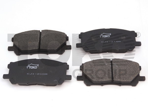 Toko T2115108W Front disc brake pads, set T2115108W: Buy near me in Poland at 2407.PL - Good price!