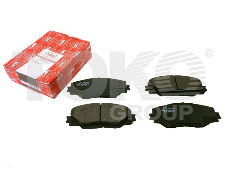 Toko T2115122L Front disc brake pads, set T2115122L: Buy near me in Poland at 2407.PL - Good price!