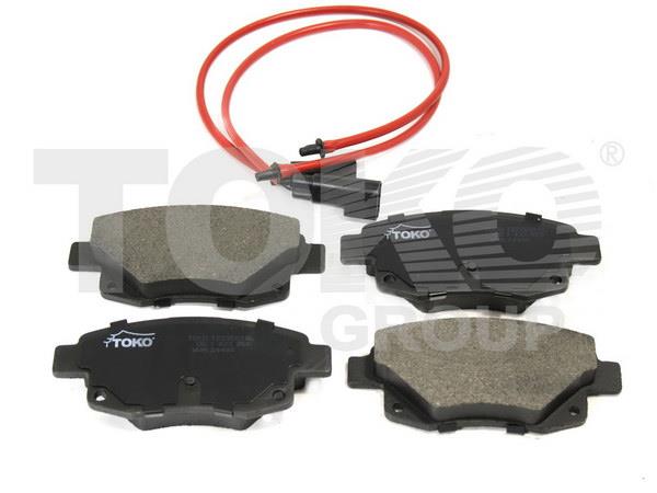 Toko T2235018L Rear disc brake pads, set T2235018L: Buy near me in Poland at 2407.PL - Good price!