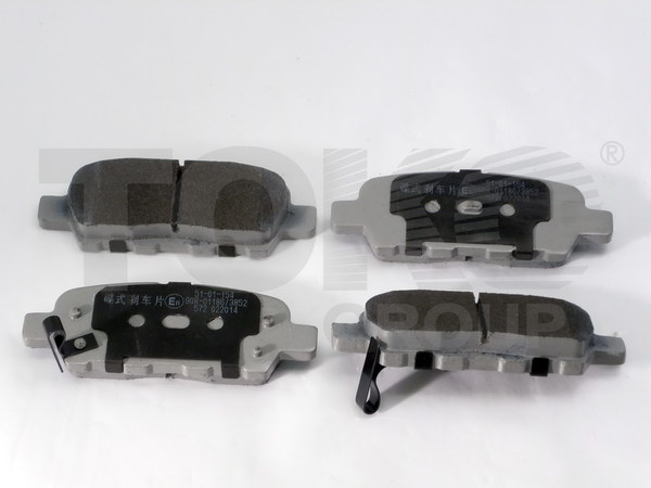 Toko T2214042 ASHIKA Rear disc brake pads, set T2214042ASHIKA: Buy near me in Poland at 2407.PL - Good price!