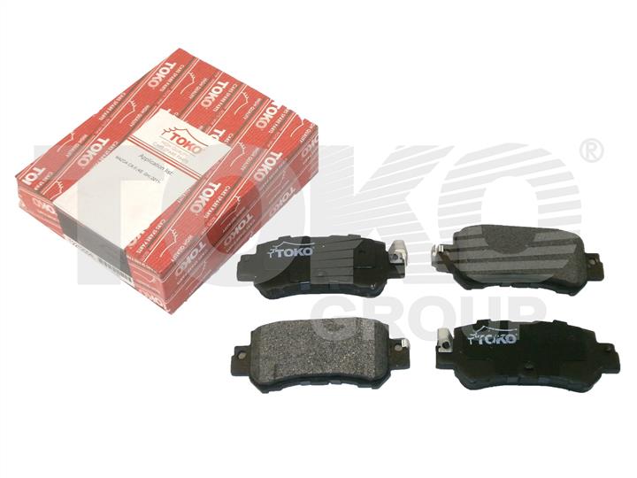 Toko T2212004L Rear disc brake pads, set T2212004L: Buy near me in Poland at 2407.PL - Good price!