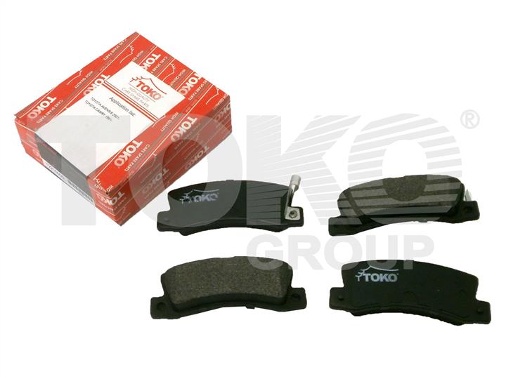 Toko T2215005L Rear disc brake pads, set T2215005L: Buy near me in Poland at 2407.PL - Good price!