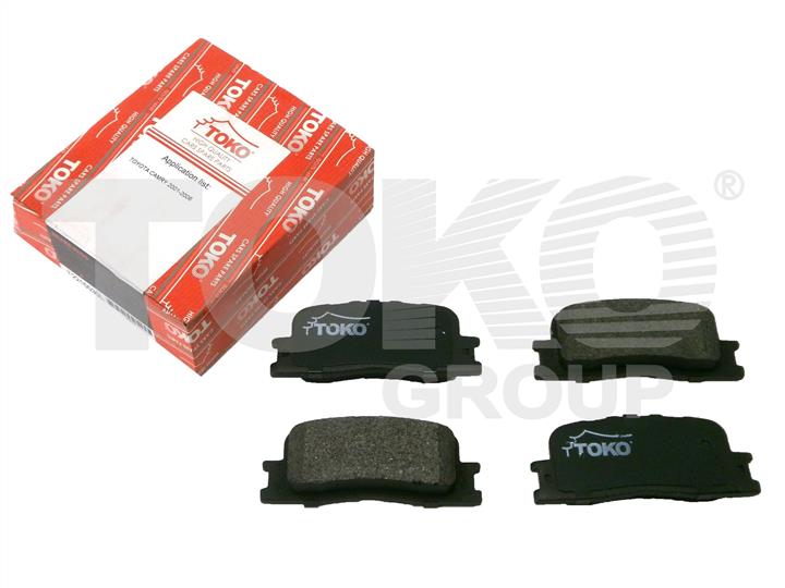 Toko T2215030L Rear disc brake pads, set T2215030L: Buy near me in Poland at 2407.PL - Good price!