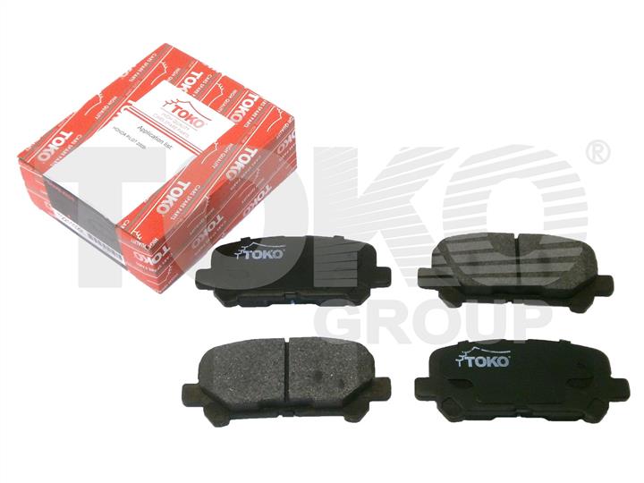 Toko T2211029L Rear disc brake pads, set T2211029L: Buy near me in Poland at 2407.PL - Good price!