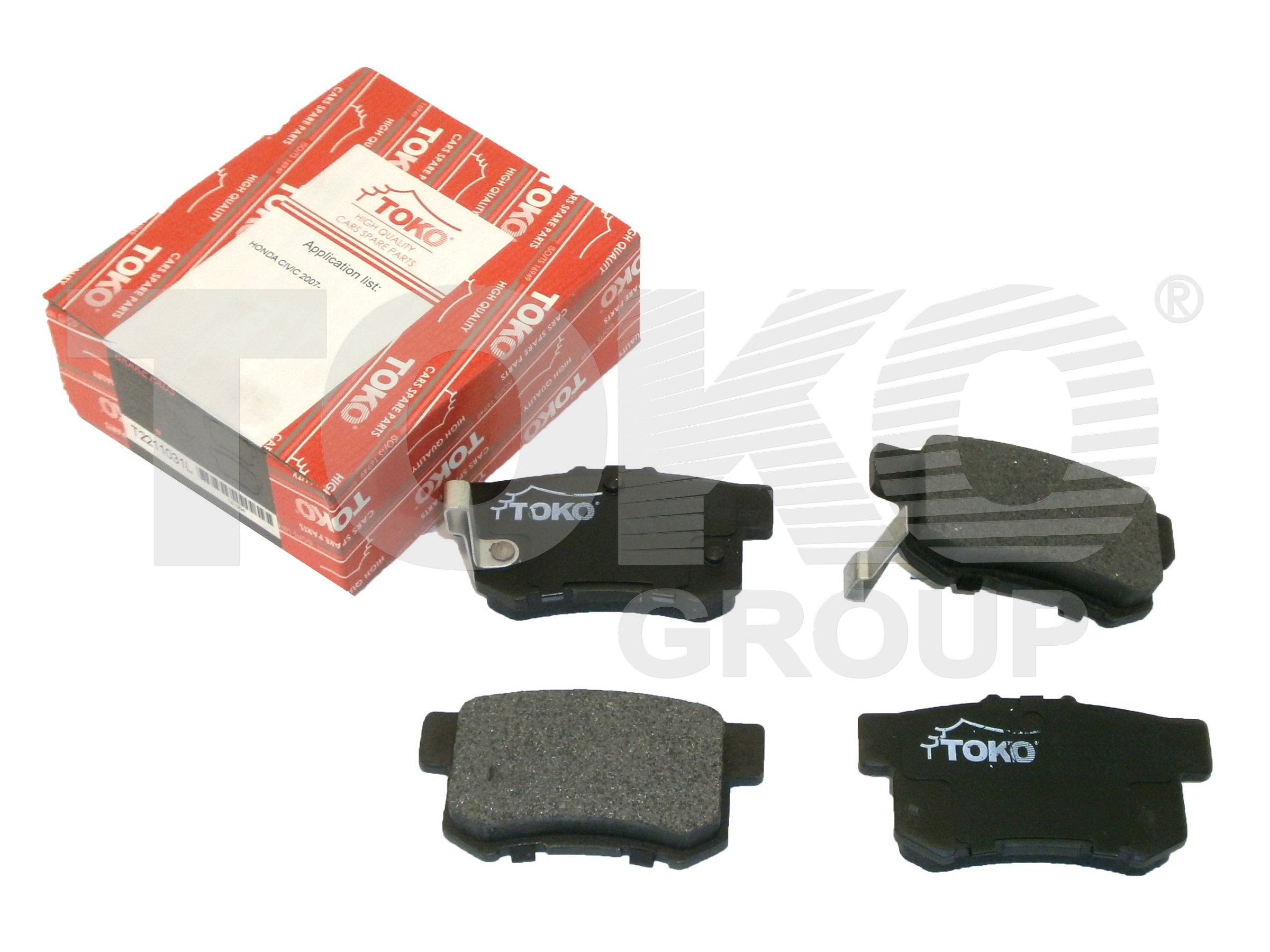 Toko T2211031L Тормозные колодки дисковые задние, комплект T2211031L: Отличная цена - Купить в Польше на 2407.PL!