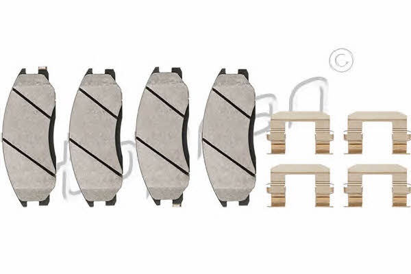 Topran 820 620 Brake Pad Set, disc brake 820620: Buy near me in Poland at 2407.PL - Good price!