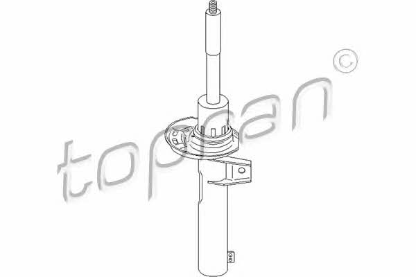 Topran 110 158 Front oil and gas suspension shock absorber 110158: Buy near me in Poland at 2407.PL - Good price!