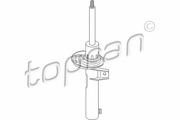 Topran 110 160 Front oil and gas suspension shock absorber 110160: Buy near me in Poland at 2407.PL - Good price!