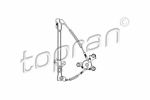 Topran 110 449 Front left window regulator 110449: Buy near me at 2407.PL in Poland at an Affordable price!