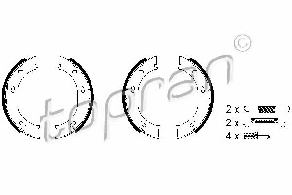 Topran 110 457 Колодки гальмівні стояночного гальма 110457: Приваблива ціна - Купити у Польщі на 2407.PL!