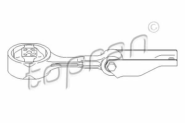 Topran 110 843 Подушка коробки передач задняя 110843: Отличная цена - Купить в Польше на 2407.PL!