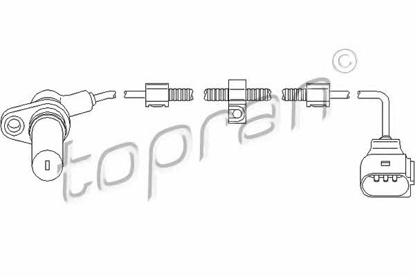Topran 110 919 Crankshaft position sensor 110919: Buy near me in Poland at 2407.PL - Good price!