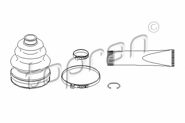 Topran 110 972 Bellow Set, drive shaft 110972: Buy near me in Poland at 2407.PL - Good price!