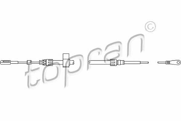 Topran 112 144 Cable Pull, parking brake 112144: Buy near me in Poland at 2407.PL - Good price!