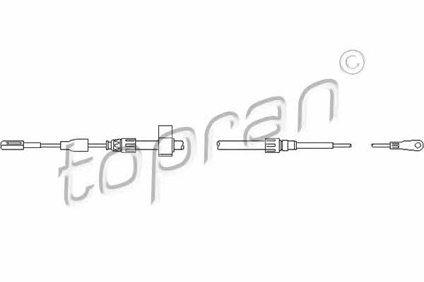 Topran 112 145 Cable Pull, parking brake 112145: Buy near me in Poland at 2407.PL - Good price!