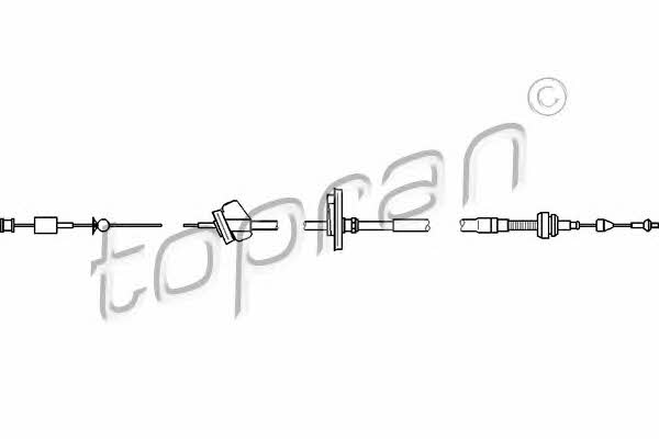 Topran 112 160 Accelerator cable 112160: Buy near me in Poland at 2407.PL - Good price!