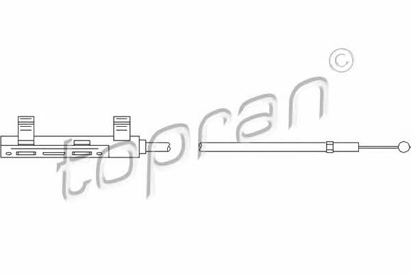 Topran 112 279 Hood lock cable 112279: Buy near me in Poland at 2407.PL - Good price!