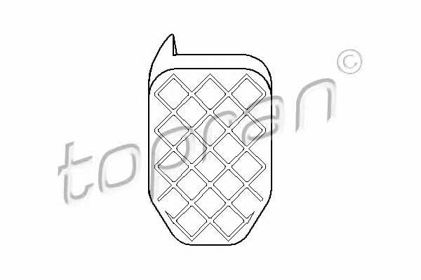Topran 112 313 Clutch pedal cover 112313: Buy near me at 2407.PL in Poland at an Affordable price!