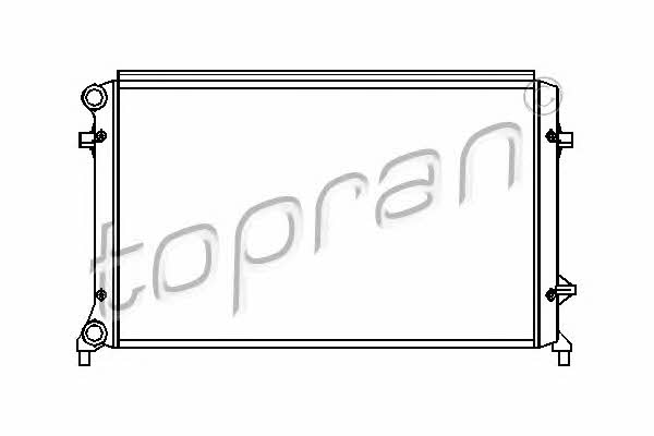 Topran 112 327 Радиатор охлаждения двигателя 112327: Отличная цена - Купить в Польше на 2407.PL!