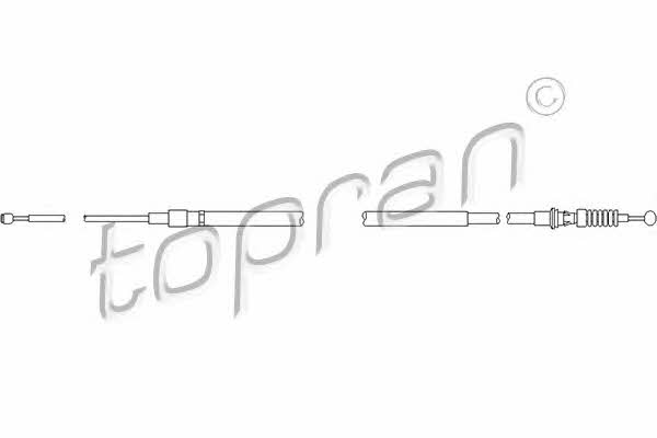 Topran 111 210 Трос стояночного тормоза 111210: Отличная цена - Купить в Польше на 2407.PL!