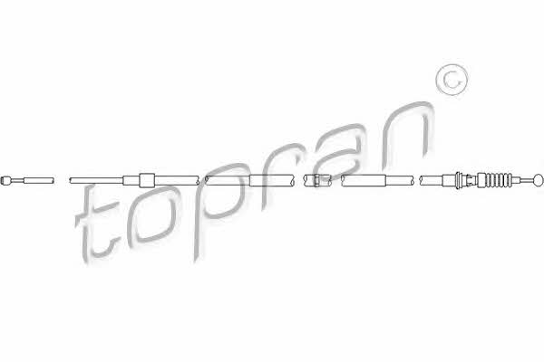 Topran 111 211 Трос стояночного тормоза 111211: Отличная цена - Купить в Польше на 2407.PL!