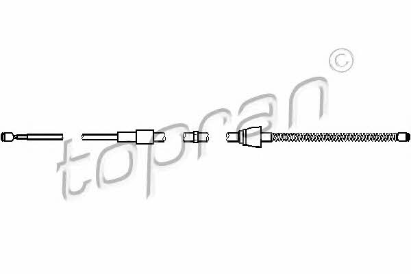 Topran 111 212 Cable Pull, parking brake 111212: Buy near me in Poland at 2407.PL - Good price!