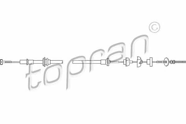 Topran 111 790 Clutch cable 111790: Buy near me in Poland at 2407.PL - Good price!