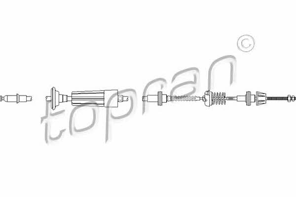 Topran 111 892 Clutch cable 111892: Buy near me in Poland at 2407.PL - Good price!