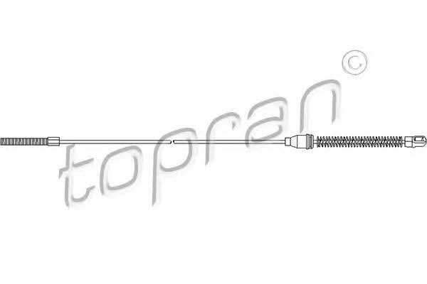 Topran 200 876 Parking brake cable, right 200876: Buy near me in Poland at 2407.PL - Good price!